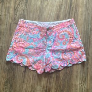Lilly Pulitzer Buttercup Shorts Too Much Bubbly